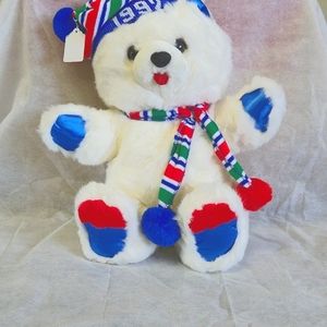 1992 vintage Christmas home decor Fairview teddy NWOT